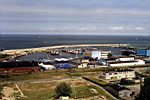 Wadysawowo - widok z Domu Rybaka na port