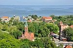 Frombork. Spojrzenie na centrum.