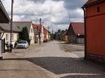 Strzyżewo, miasteczko w którym zatrzymał się czas, brukowane drogi, ciekawy układ ulic.