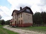Lasem dotarliśmy do Przychodzka, gdzie zeszliśmy ze szlaku do dawnej stacji kolejowej.