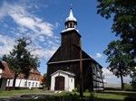 Kalsko, szachulcowy kościół p.w. Św. Bartłomieja.