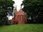 Chycina. Neogotycki kościół p.w. Niepokalanego Poczęcia NMP.