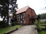 Lubiatów, szachulcowy kościół p.w. św. Józefa.