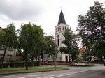 Międzychód, poewangelicki kościół p.w. Niepokalanego Serca Maryi.