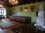 Sieraków, zamek Opalińskich, w odrestaurowanym lewym skrzydle znajdowało się muzeum.