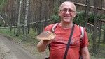 Nam też udało się po drodze znaleźć ogromnego grzyba.