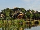 Sarnaki. Wokół nadleśnictwa rozplanowano park z obiektami małej retencji.