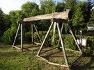 Sarnaki. Wokół nadleśnictwa rozplanowano park z obiektami małej retencji.