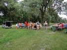 Mielnik. Wróciliśmy na zapowiadaną na godzinę 18-tą niespodziankę, którą okazał się kapuśniak.
