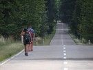 Na asfalt wyszliśmy tuż za Moszczoną Królewską, od razu skierowaliśmy się w stronę Radziwiłłówki.