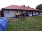 Siemiatycze. Najedzeni poszliśmy na bazę, niestety rozbijaliśmy się w deszczu.