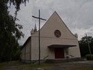 Idąc Traktem Napoleońskim do Krzemienia minęliśmy współczesny kościół...