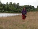 Dalej szlak wiódł łąkami wzdłuż Bugu.