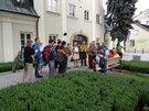 Spotkaliśmy tu naszą przewodniczkę, z którą weszliśmy do środka...