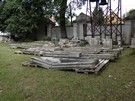 Do kościoła ze względu na remont musieliśmy wchodzić bocznym wejściem.
