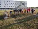 O 18-tej rozpoczęła się pierwsza część oficjalnego zakończenia rajdu, najpierw zagrała miejscowa kapela.