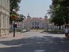 Siedlce. W ten sposób doszliśmy do pałacu Ogińskich.