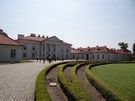 Siedlce. W ten sposób doszliśmy do pałacu Ogińskich.