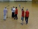 Potem były przemówienia i wręczanie nagród... Kierownicy tras.