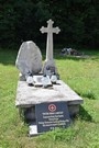Siedliska. Skromny grób Księcia Pawła Sapiehy - właściciela Siedlisk , Hrebennego i części Rawy Ruskiej.