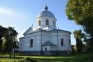 Werchrata. Skorzystalimy z ciekawego owietlenia i zrobilimy kilka fotek bielejcemu nad wsi kocioowi pw. w. Jerzego.