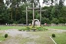 Sochy. Cmentarz mieszkańców Soch zamordowanych przez hitlerowskich okupantów podczas pacyfikacji wsi, 15 czerwca 1943 r.