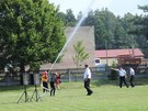 Rozprza. Poszlimy obserwowa zmagania druyn OSP, pord ktrych bya nawet jedna dziewczca.