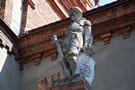 Biskupice. posta rycerza - dom Stanisawa Graevego, obecnie Orodek Pomocy Spoecznej. 30.07.2016