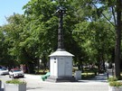 Busko-Zdrój. Zabytek techniki - słup energetyczny z 1928 r.