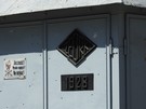 Busko-Zdrój. Zabytek techniki - słup energetyczny z 1928 r.