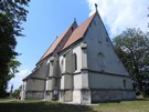 Chotel Czerwony. Potem wspięliśmy się do ufundowanego w połowie XV wieku przez samego Jana Długosza kościoła pw. Św. Bartłomieja.