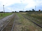 Umianowice. Poszliśmy więc w stronę rozwidlenia torów, gdzie znajduje się stacja...