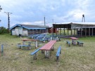 Umianowice... a także wiata biwakowo-biesiadna, w której organizowane są imprezy okolicznościowe na trasie przejazdu kolejki.