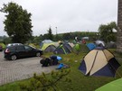 Kije. Przerwę w deszczu wykorzystaliśmy na pakowanie.