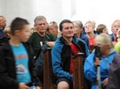 Święty Krzyż. Oprowadzani przez przewodniczkę zwiedziliśmy klasztor.