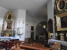 Mieliśmy szczęście, trwały akurat prace nad renowacją chóru i kościół był otwarty.