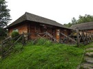 Kakonin. Zatrzymaliśmy się na przerwę w chałupie, w której był otwarty bar.
