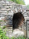 Skarżysko-Kamienna. Podeszliśmy jeszcze do znajdujących się naprzeciw ruin pieca hutniczego.