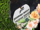 Kierpień... oraz tablica, dzięki której wiemy, że do Kierpienia Rosjanie wkroczyli w marcu 1945 roku.