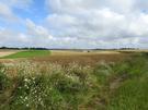 Wędrując łąkami przez dłuższy czas mieliśmy za plecami panoramę Białej ze sterczącymi wieżami.