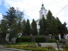 Trzebina. Podeszliśmy do kościoła pw. Wniebowzięcia NMP.