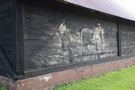 Sitawka. Obejrzeliśmy drewanale czyli wielkoformatowe murale malowane na drewnianych budynkach...