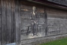 Sitawka. Obejrzeliśmy drewanale czyli wielkoformatowe murale malowane na drewnianych budynkach...