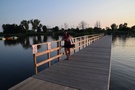 Sokółka. Nocowaliśmy nad Zalewem Sokólskim.