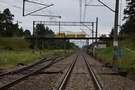 Czarna Białostocka. W końcu przechodząc przez tory opuściliśmy Czarną Białostocką.
