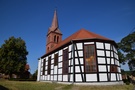 Mostki. Kościół dawniej ewangelicki obecnie rzymskokatolicki pw. MB Częstochowskiej, budowlę o konstrukcji szachulcowo-murowanej, wzniesiono około 1832 r.