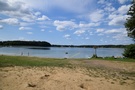 Chwilę później stanęliśmy na prawie pustej plaży w Krzeczkowie.