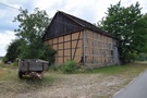 Żelechów. Szachulcowa stodoła.