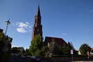 Lubniewice. Do miejscowości wchodzliliśmy koło godziny osiemnastej.