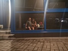 Gorzów Wielkopolski. Zjedliśmy obiad i na dworcu PKS oczekiwaliśmy na autobus do Łodzi.